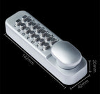 Smart Waterproof & Fireproof Mechanical Password Lock – Silver