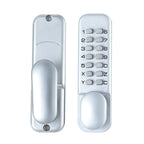 Smart Waterproof & Fireproof Mechanical Password Lock – Silver