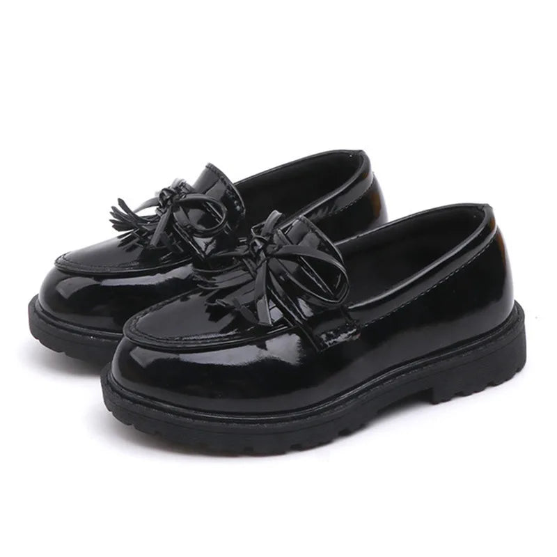Girls' Princess Leather Loafers