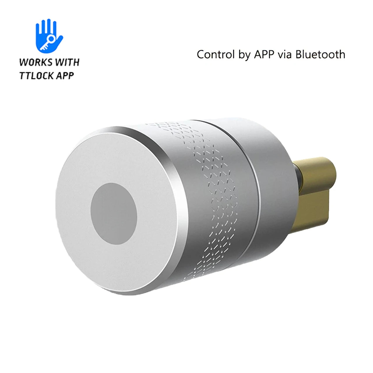 Wehere TTLOCK Smart Door Lock M501 Alexa Cylinder Fingerprint Bluetooth Door Lock Smartlife WIFI Control M500 Upgrade Version