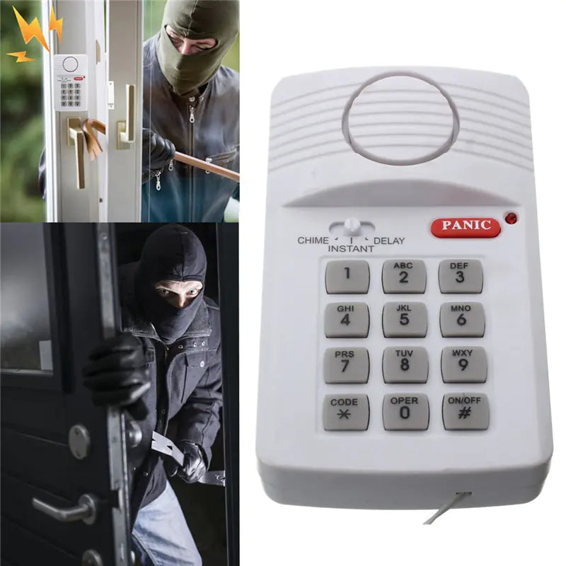 Window and Door Security Alarm with Code Lock