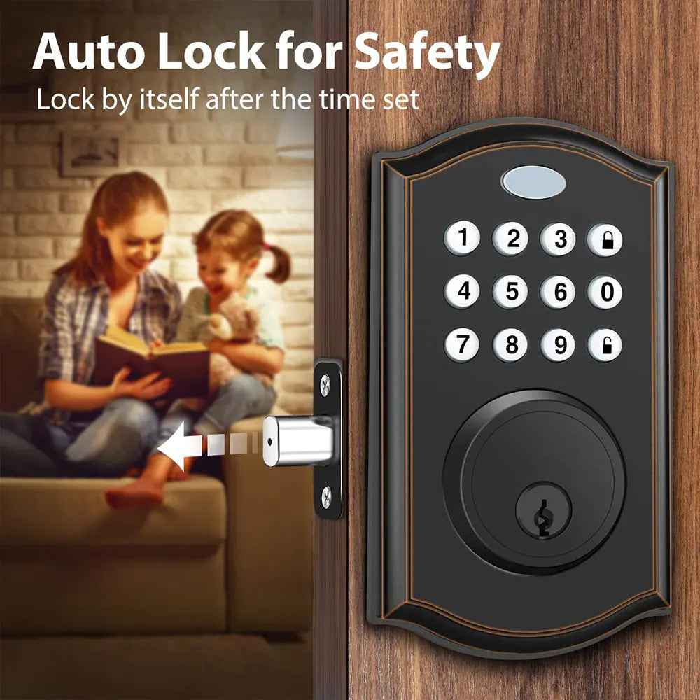 Smart Square Password Electronic Door Lock for Hotels