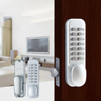 Smart Waterproof & Fireproof Mechanical Password Lock – Silver