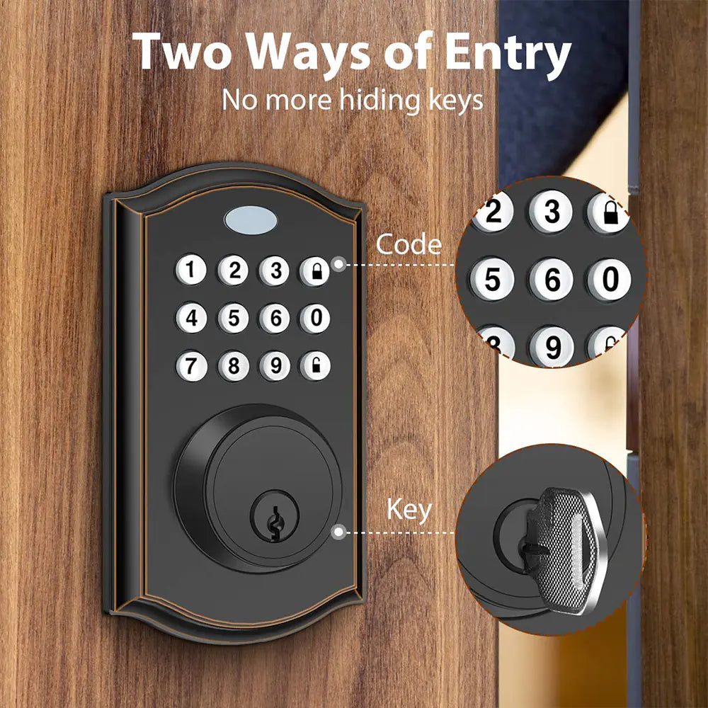 Smart Square Password Electronic Door Lock for Hotels