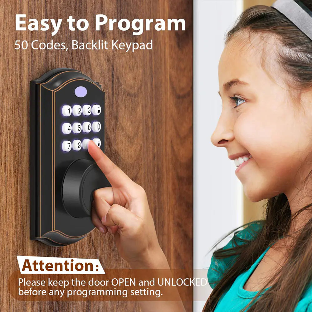 Smart Square Password Electronic Door Lock for Hotels
